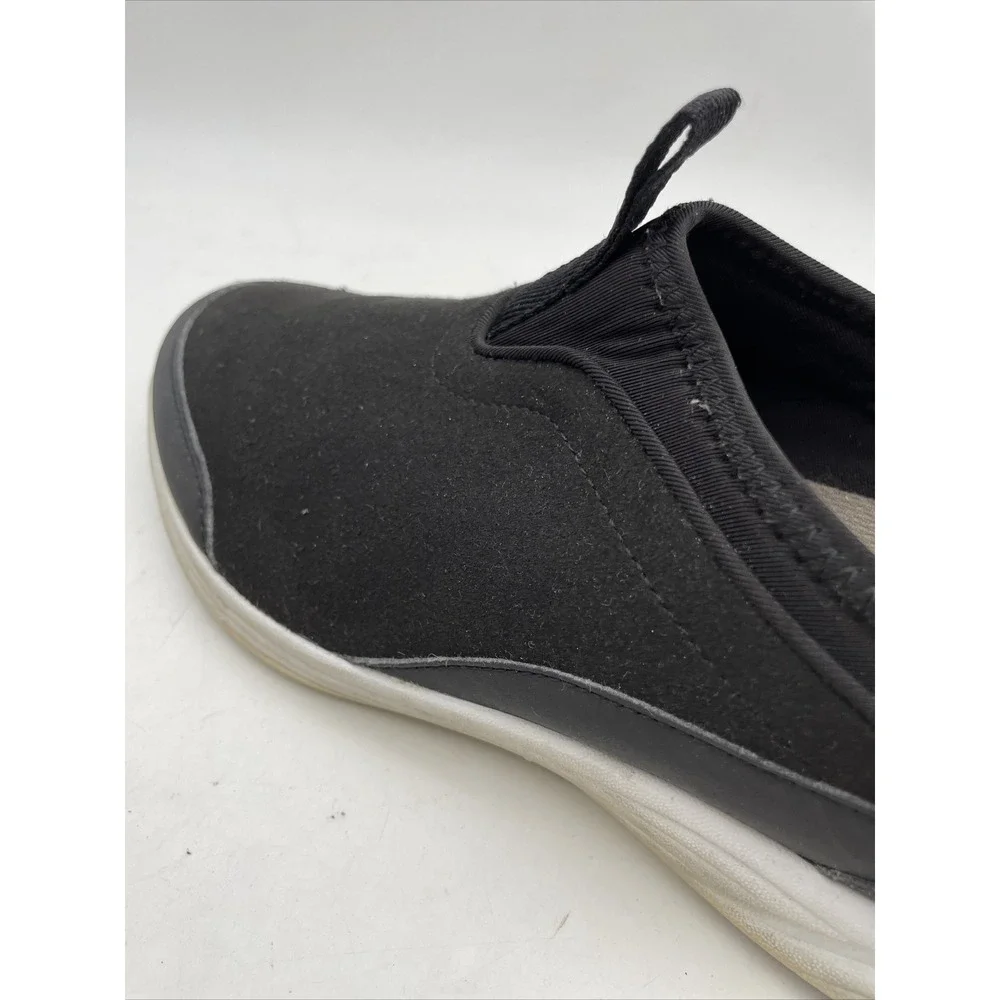 Vionic Adell Black‎ Suede Comfort Slip-on Flat Shoe Women's sizes 9.5